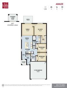 New construction Single-Family house 9008 Wildlight Trl, Wildwood, FL 34785 plan Amaze - image 3
