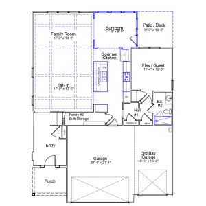 New construction Single-Family house 99 Lookout Pt, Hampstead, NC 28443 plan Saluda II - image