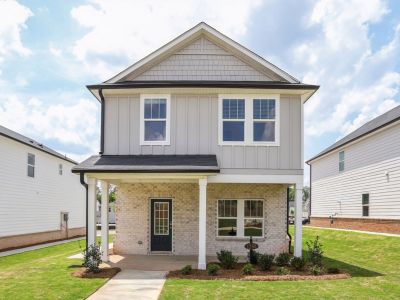 New construction Single-Family house 1553 Wild Fox Run, Lawrenceville, GA 30045 Thompson- photo 0
