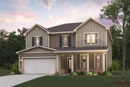 New construction Single-Family house 4028 Trimrose Ct, Atlanta, GA 30349 Guava- photo 0