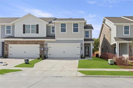 New construction Townhouse house 1313 Lake Alpine Trail, Anna, TX 75409 Crescent- photo 0