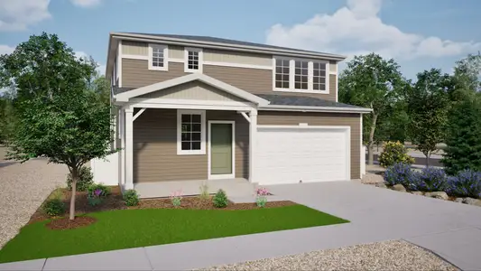 New construction Single-Family house 4896 Truscott Rd, Colorado Springs, CO 80925 plan Esprit - image