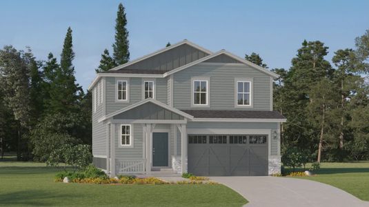 New construction Single-Family house 11008 Snowdon St, Parker, CO 80134 Elbert- photo 0