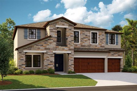 New construction Single-Family house 13150 Wellspring Drive, Lithia, FL 33547 - photo 0