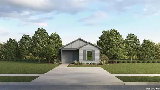 New construction Single-Family house 14808 Gold Lace Cactus, San Antonio, TX 78221 plan The Hannah - image