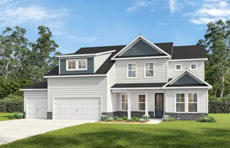 New construction Single-Family house 205 Gallant Pnes Dr, Holly Springs, NC 27539 plan The Crawford B - image