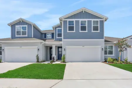 New construction Townhouse house 7570 Sea Oak Ct, Parrish, FL 34219 plan Coral - image