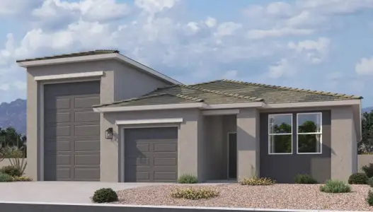 New construction Single-Family house 46923 W Pecan Woods, Maricopa, AZ 85139 plan Opal RV Garage - image