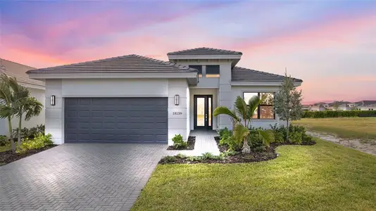 New construction Single-Family house 18139 Cresswind Ter, Lakewood Ranch, FL 34211 plan Fiesta - image