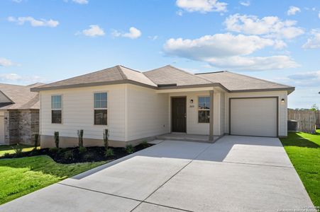 New construction Single-Family house 2820 Whiskey Pass, Seguin, TX 78155 Nicollet- photo 32 32