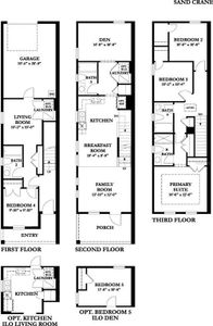 New construction Townhouse house 2711 W N B St, Unit 2, Tampa, FL 33609 plan Sand Crane - image 3