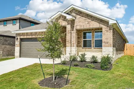 New construction Single-Family house 10125 Briceway Gap, San Antonio, TX 78254 plan The Allen (840) - image