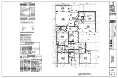 Second floor blueprint