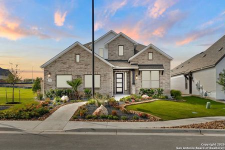 New construction Single-Family house 344 Hulda Trl, New Braunfels, TX 78130 Parker - photo 0