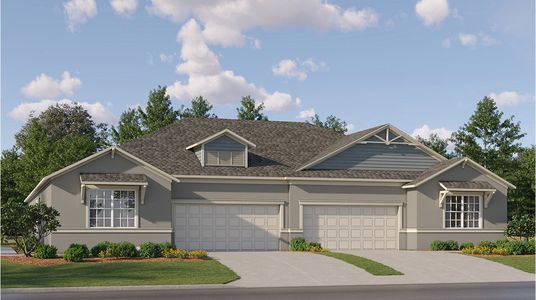New construction Multi-Family house 9405 Scouter Bee Pl, Land O' Lakes, FL 34637 plan Myrtle - image