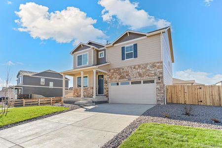 New construction Single-Family house 13355 Xanthia Street, Thornton, CO 80602 HOLCOMBE- photo 0