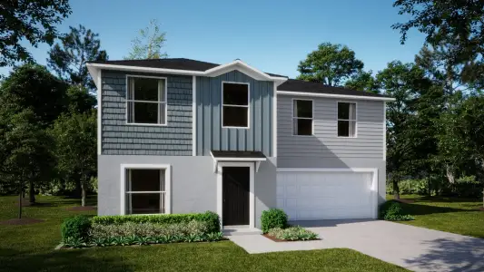 New construction Single-Family house 3784 Bluethread Wy, Poinciana, FL 34759 plan Daisy - image