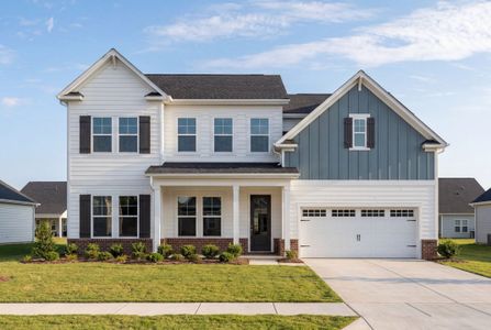 New construction Single-Family house 12136 Holly Springs New Hill Rd, Apex, NC 27539 plan The Barrington - image