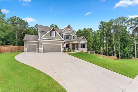 New construction Single-Family house 1081 Holly Dr, Loganville, GA 30052 plan (GA)Kirkland A.2 3 Front Entry - image