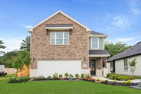 New construction Single-Family house 20907 Carob Tree Ln, Tomball, TX 77377 Rayburn II W- photo 0