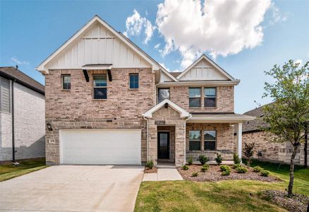 New construction Single-Family house 678 Woodland Ave, Lavon, TX 75166 The Haskell- photo 0