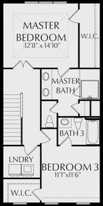 New construction Townhouse house 36 Nickel Dr, Newnan, GA 30265 plan Eaves - image 6