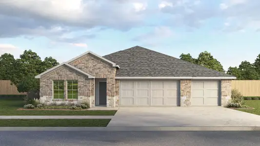 New construction Single-Family house 248 Rivers Edge Dr, Georgetown, TX 78628 plan The Courtland - image
