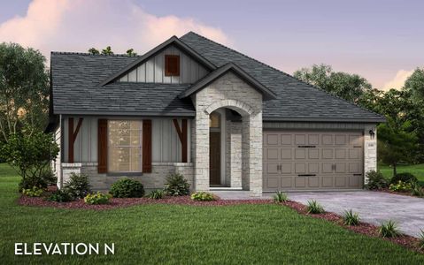 New construction Single-Family house 217 Hollister Dr, Liberty Hill, TX 78642 Glenwood- photo 0