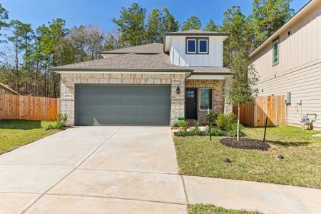 New construction Single-Family house 18756 Presswood Dr, New Caney, TX 77357 The Olympic (380)- photo 2 2