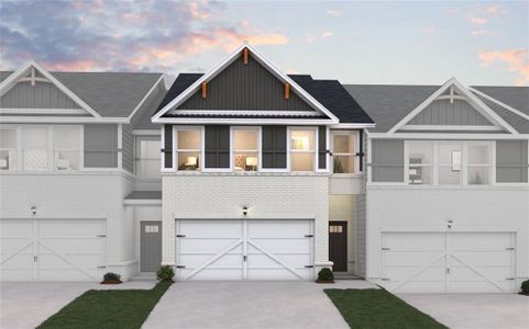 New construction Townhouse house 3212 Winding Waters Wy, Unit 22, Powder Springs, GA 30127 - image