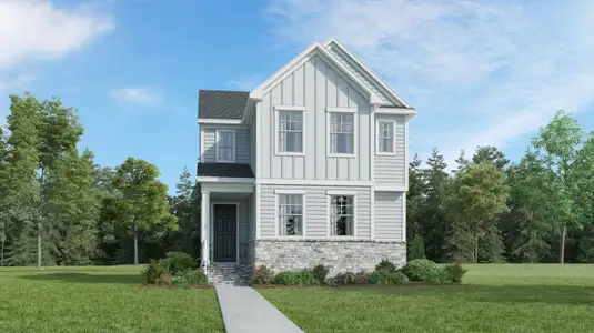 New construction Single-Family house 317 Golden Trace Dr, Garner, NC 27529 plan Waterbury - image