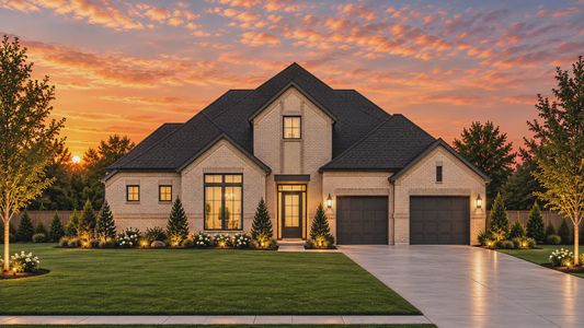 New construction Single-Family house 101 Plum Valley Wy, Georgetown, TX 78628 plan Drios - image