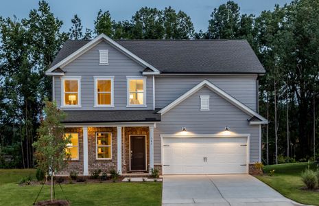 New construction Single-Family house 724 Denburn Pl, Garner, NC 27603 Hampton- photo 0