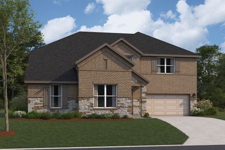 New construction Single-Family house 828 Sanger Ln, Leander, TX 78641 plan San Gabriel - Classic Series - image