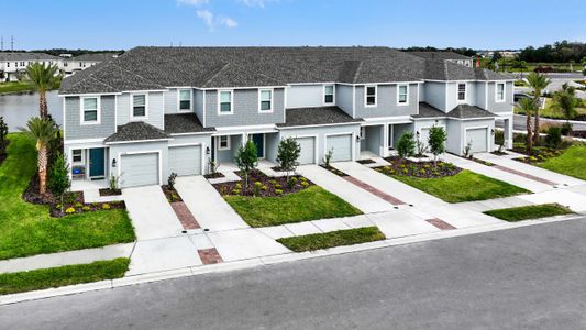 New construction Townhouse house 2328 Paravane Wy, Wesley Chapel, FL 33543 null- photo 4 4