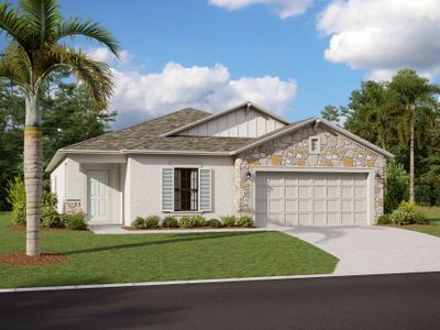 New construction Single-Family house 9845 Last Light Glen, Parrish, FL 34219 Camelia- photo 0