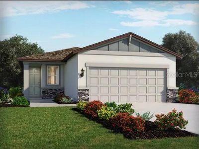 New construction Single-Family house 1461 Brekey Wy, Zephyrhills, FL 33541 plan Olympic - image