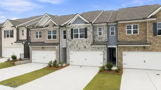 New construction Townhouse house 2354 Carlton Pkwy, Douglasville, GA 30135 plan Salisbury - image