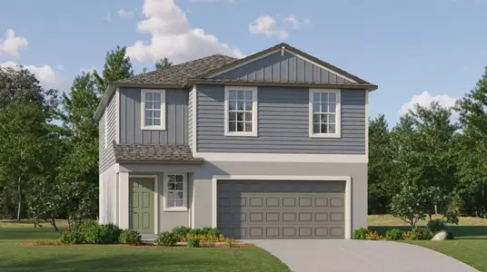 New construction Single-Family house 7698 Painted Sky Pl, Land O' Lakes, FL 34637 plan Atlanta - image