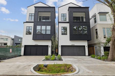 New construction Single-Family house 4309 Floyd Street, Unit B, Houston, TX 77007 - photo 0