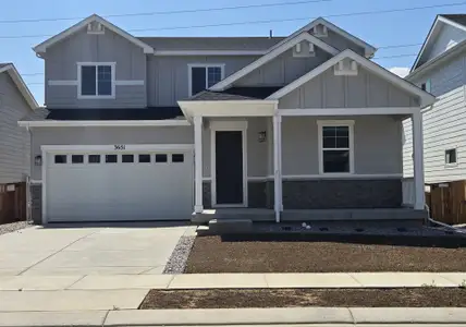New construction Single-Family house 3651 Sandreed St, Dacono, CO 80514 plan The Marion - image