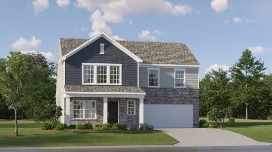 New construction Single-Family house 1559 Cottage Creek Dr, Bessemer City, NC 28016 plan Browning - image