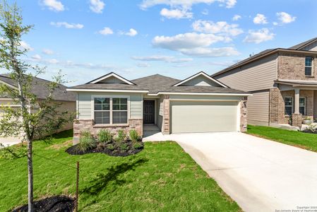 New construction Single-Family house 13135 Savory Pl, St. Hedwig, TX 78152 Freestone- photo 0 0