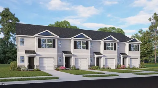 New construction Townhouse house 547 Stream Walk Xing, Wendell, NC 27591 plan PEARSON - image