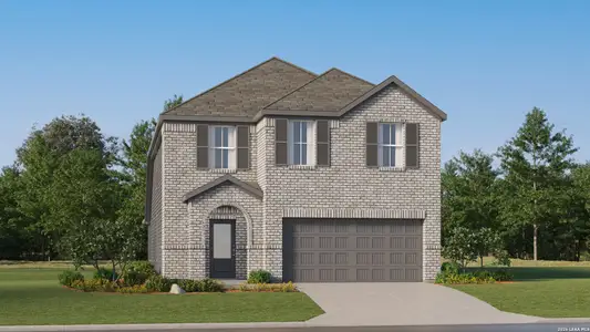 New construction Single-Family house 8719 Boden Gln, San Antonio, TX 78252 plan Santo - image