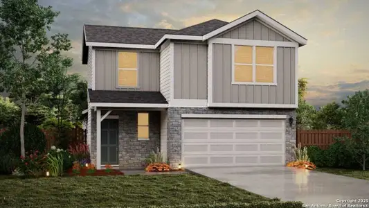 New construction Single-Family house 14744 Sweet Clover, San Antonio, TX 78253 plan Harmony View - image