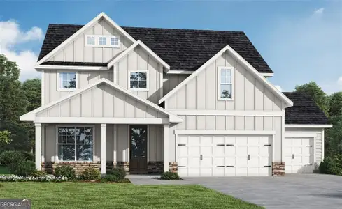 New construction Single-Family house 401 Bass Cir, Villa Rica, GA 30108 - image