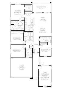 New construction Single-Family house 24059 W Hacienda Ave, Buckeye, AZ 85326 plan Horizon - image