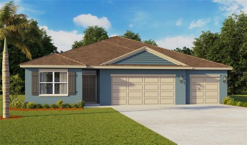 New construction Single-Family house 1375 Scarlett Sage Ln, Sanford, FL 32773 Denham - photo 0