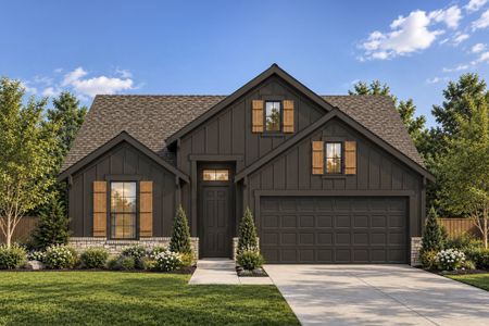 New construction Single-Family house 4112 Buffalo Dr, Melissa, TX 75454 plan Albany - image
